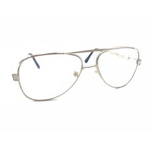 Crews Engineer Vintage Light Gold Aviator Eyeglasses Frames 147 Side Shields